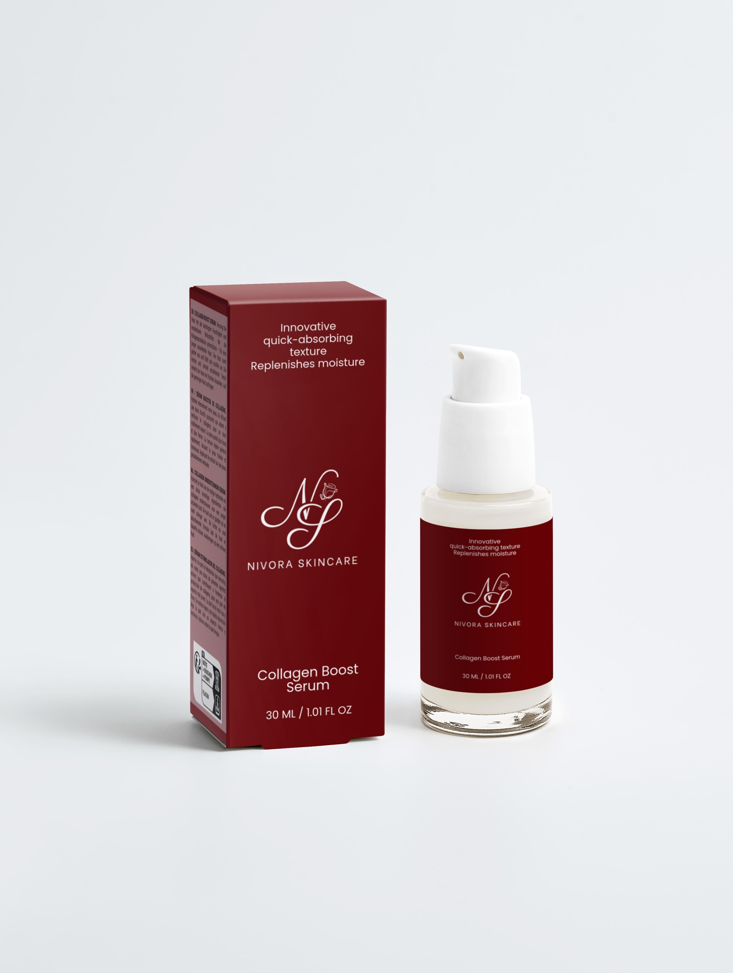 Hydrating Serum front view – Deep Moisture for Plumper, Smoother Skin by Nivora Skincare
